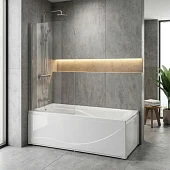 Перегородка душевая 140х80см Sunway SW-F01