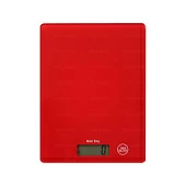 Электронные кухонные весы WILLMARK WKS-511D красные