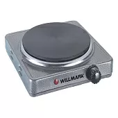 Плита настольная эл. 1-конф. блин, серая  WILLMARK HS-115G