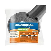Уплотнитель самоклеящийся промышленный 14х12мм 10м черный