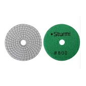 Круг алмазный Sturm! 100мм зернистость Р800, мокрое шлиф. 9012-W100-800