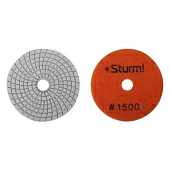 Круг алмазный Sturm! 100мм зернистость Р1500, мокрое шлиф. 9012-W100-1500
