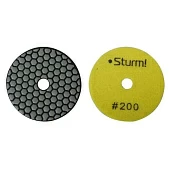 Круг алмазный Sturm! 100мм зернистость Р200, сухое шлиф. 9012-D100-200