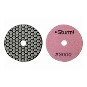 Круг алмазный Sturm! 100мм зернистость Р3000, сухое шлиф. 9012-D100-3000