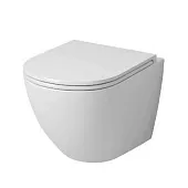 Унитаз Vista NG-9301 495х365х375мм подвесной безободковый с тонкой крышкой