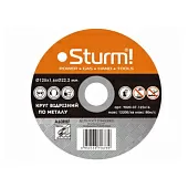 Диск отрезной по металлу 125x1,6x22,2мм Sturm! 9020-07-125x16
