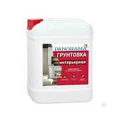 Грунтовка глубокого проникновения акриловая Panorama c розовым индикатором нанесения 5кг