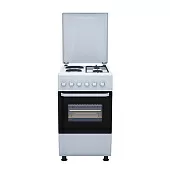 Плита RBN 50х60см 2 газ+2 электро белая FS5223MAZW