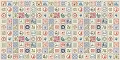 Панель ПВХ плитка элизий 960х480мм