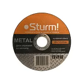 Диск отрезной по металлу 125x1.0x22,2мм Sturm! 9020-07-125x10