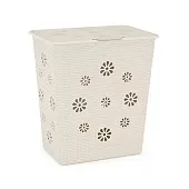 Корзина для белья Плетенка 60л, слоновая кость