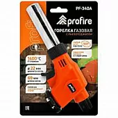 Горелка цанговая PF-340A с пьезоподжигом Profire