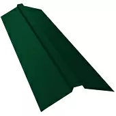 Планка конька прямоугольного 115х30х115 0,45 RAL 6005 зеленый мох (2м)