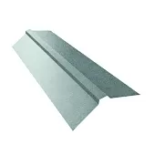 Планка конька прямоугольного 115х30х115 0,45   цинк (2м)