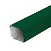 Труба гофрированная 76х102 мм RAL 6005 зеленый мох (3м)