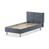 Кровать односпальная Letto серый 90*200