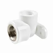 Угольник комбинированный с креплением ПП D25-1/2" ВР