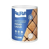 Лазурь для древесины декоративно-защитная Aura Fasad Lazur бесцветная 0,9л AWW001