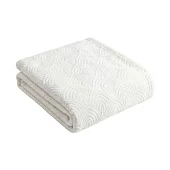Плед микрофибра Monogram 200х220см молочный