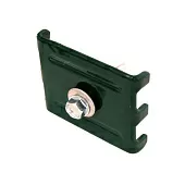 Крепление Скоба и саморез 5,5х32 RAL 6005