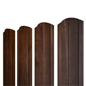 Штакетник Круглый фигурный 0,45 Print Premium Cherry Wood Fresh TwinColor (1,5 м)