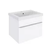 Тумба 1 ящик подвесная белая глянец ум. Como Modua 60см Axioma Aqua de Marco