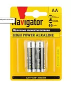 Элемент питания алкалиновый AA/LR6 2шт Navigator 94752
