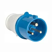Вилка переносная 023 2Р+РЕ 32А 220В IP44 EKF