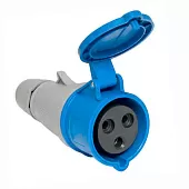 Розетка переносная 223 2Р+РЕ 32А 220В IP44 EKF