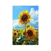 Картина Поле подсолнухов 50*70см с дорисовкой
