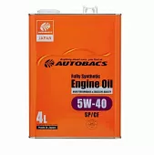 Масло моторное 5W-40 4л синтетика Autobacs бензин