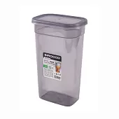 Банка для сыпучих продуктов 1,9л Peggy серая