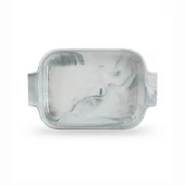 Форма для запекания 23х15х5см фарфоровая Marble