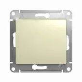 Выключатель 1-клавишный СП Glossa 10А IP20 10AX бежевый SE