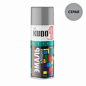 Эмаль универсальная серая 520мл  Kudo KU-1018