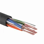 Кабель U/UTP (UTP) 4PR 24AWG САТ5e PE Outdoor информационный витая пара черный (0,48мм медь)