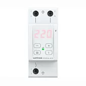 Реле напряжения с термозащитой 1ф 40А красный дисплей D2-40 red Welrok