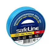 Изолента ПВХ 19мм 20м синяя Safeline