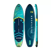 Сапборд (SUP-доска) 11.6' Skatinger Prana, с веслом и сиденьем, голубой, 350*89*15 см