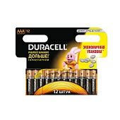 Батарейки алкалиновые ААА 1.5B 12шт Duracell