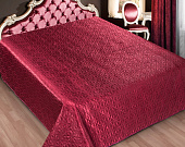 Покрывало Marianna искуственный шелк 200х220см бордовое