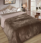 Покрывало Марианна Elite с мехом 200х220см коричневое