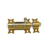 Засов круглый " Делга" оригинальный (золото)