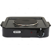 Плита настольная эл. 1-конф. блин, черная МЕЧТА 111Ч