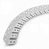 Угол штукатурный арочный перфорированный 23х23х2500мм белый