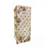 Комод Декор Барокко 4 секции слоновая кость