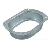 Приемник воды прямоугольный  цинк