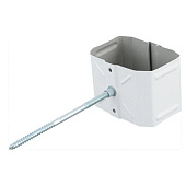 Крепление трубы RAL 9003 белый