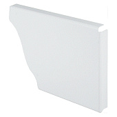 Заглушка желоба правая  130мм  RAL 9003 белый