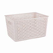 Корзина Мираж 380х285х210мм, бежевая